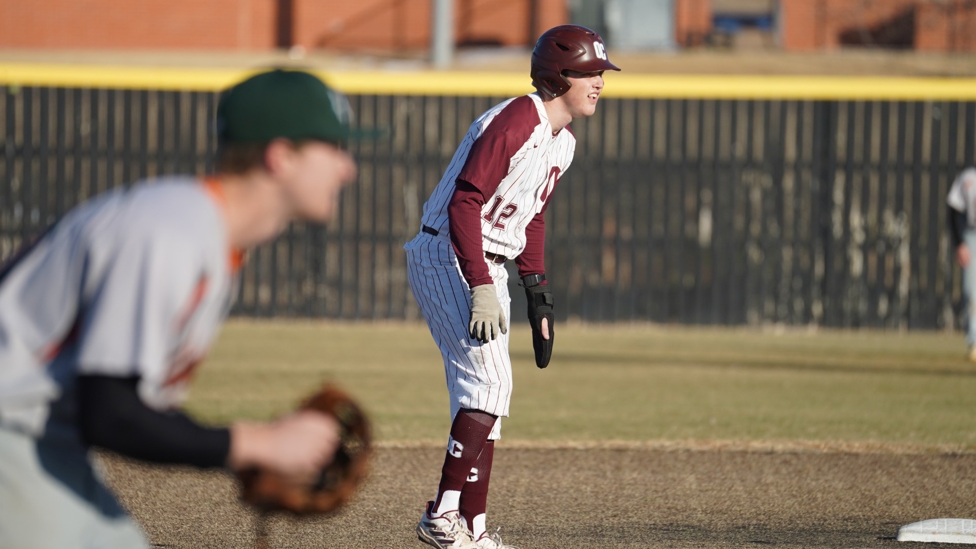 Trey Migl on the base paths