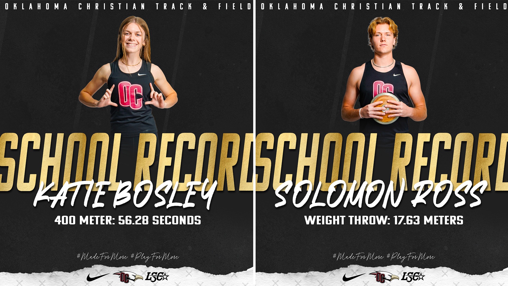 Bosley, Ross School Records at LSC Conf. Day One