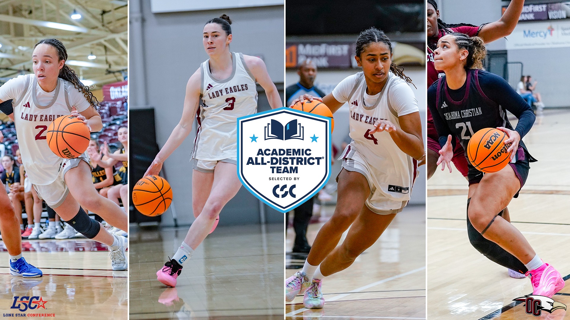 Dobbs, Bennett, Lopez, Melton 2025-26 CSC Academic All-District