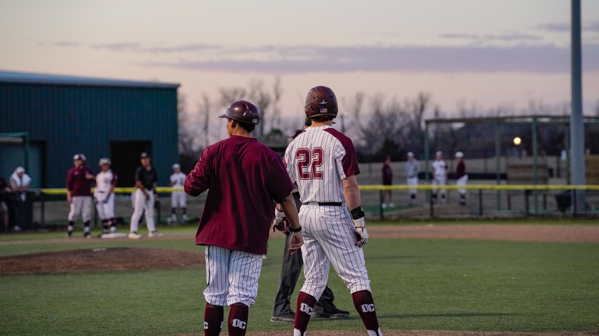 Forbus and the first-base coach