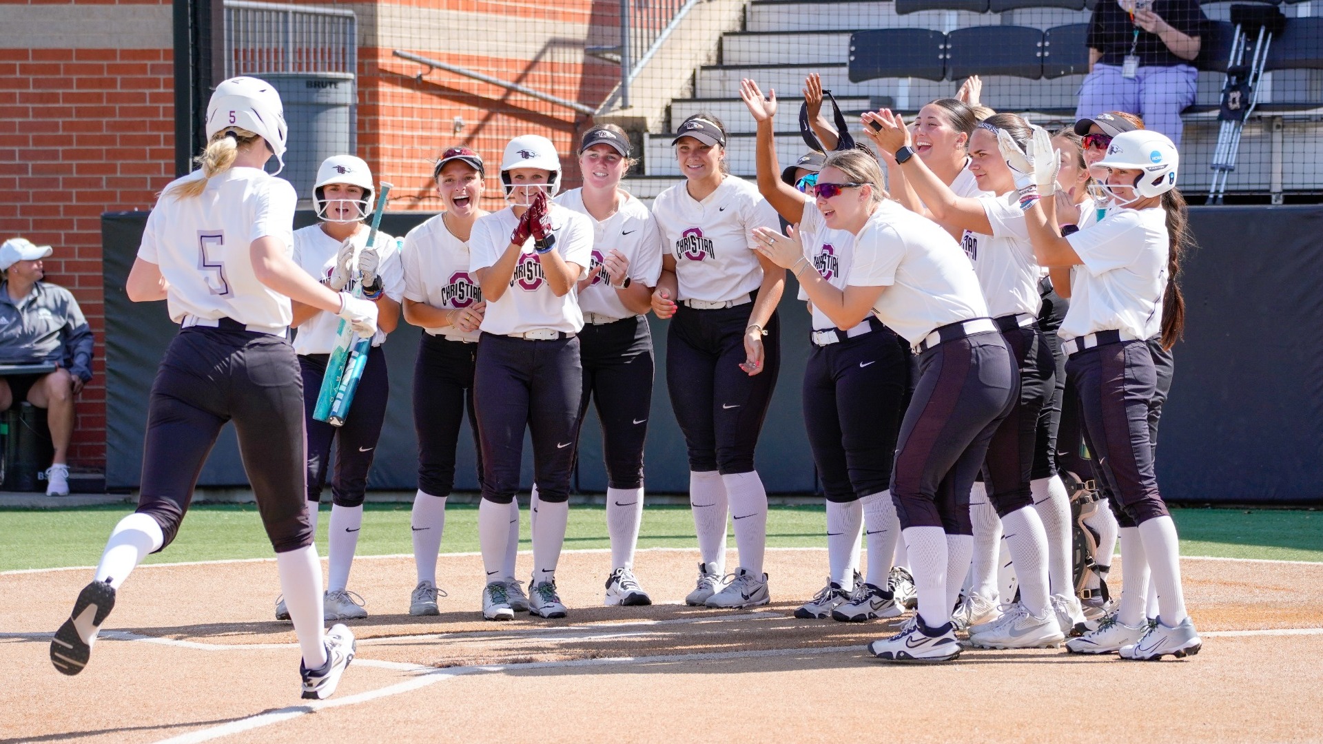 Rupp coming home after home run