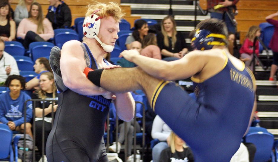 Easton Rendleman - 2021-22 - (RV) Men's Wrestling - Oklahoma City ...