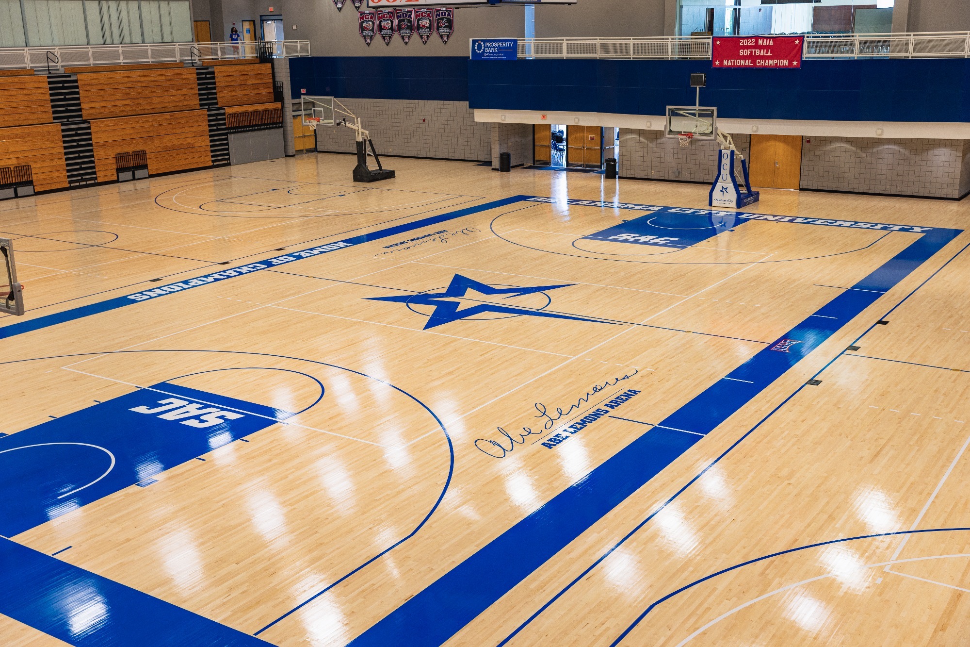 Abe Lemons Arena from southeast corner