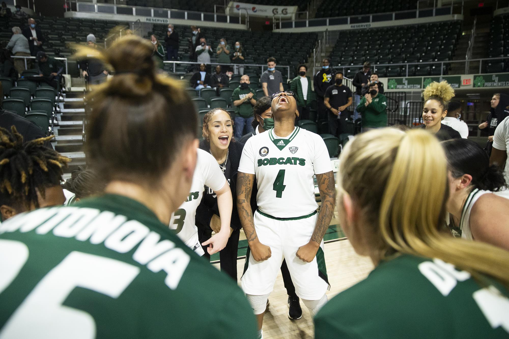 Hooks, Johnson, and Bambule Lead Bobcats To Comeback Victory Over