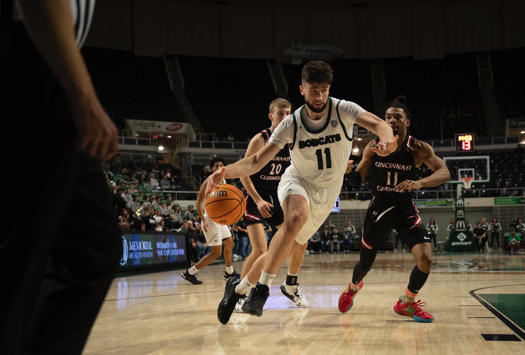 Ohio Men’s Basketball Falls on the road to Marshall Ohio University