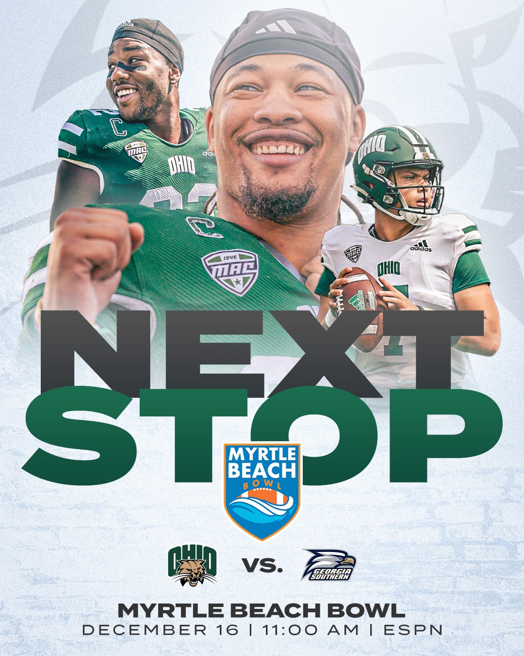 Ohio Football Accepts Invite to Myrtle Beach Bowl Ohio University