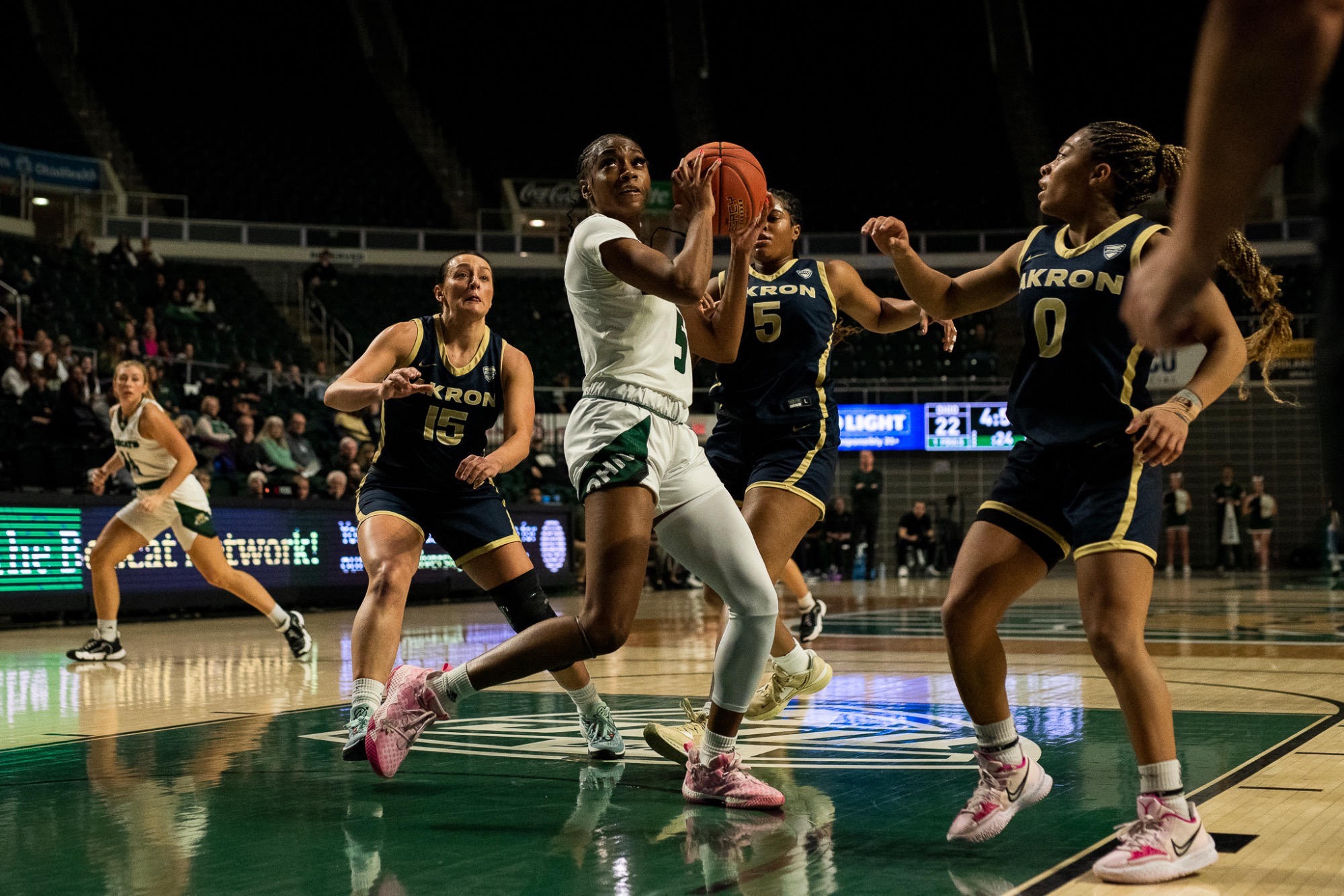Ohio Women's Basketball Team Defeats Akron 6758 in MAC Opener Ohio