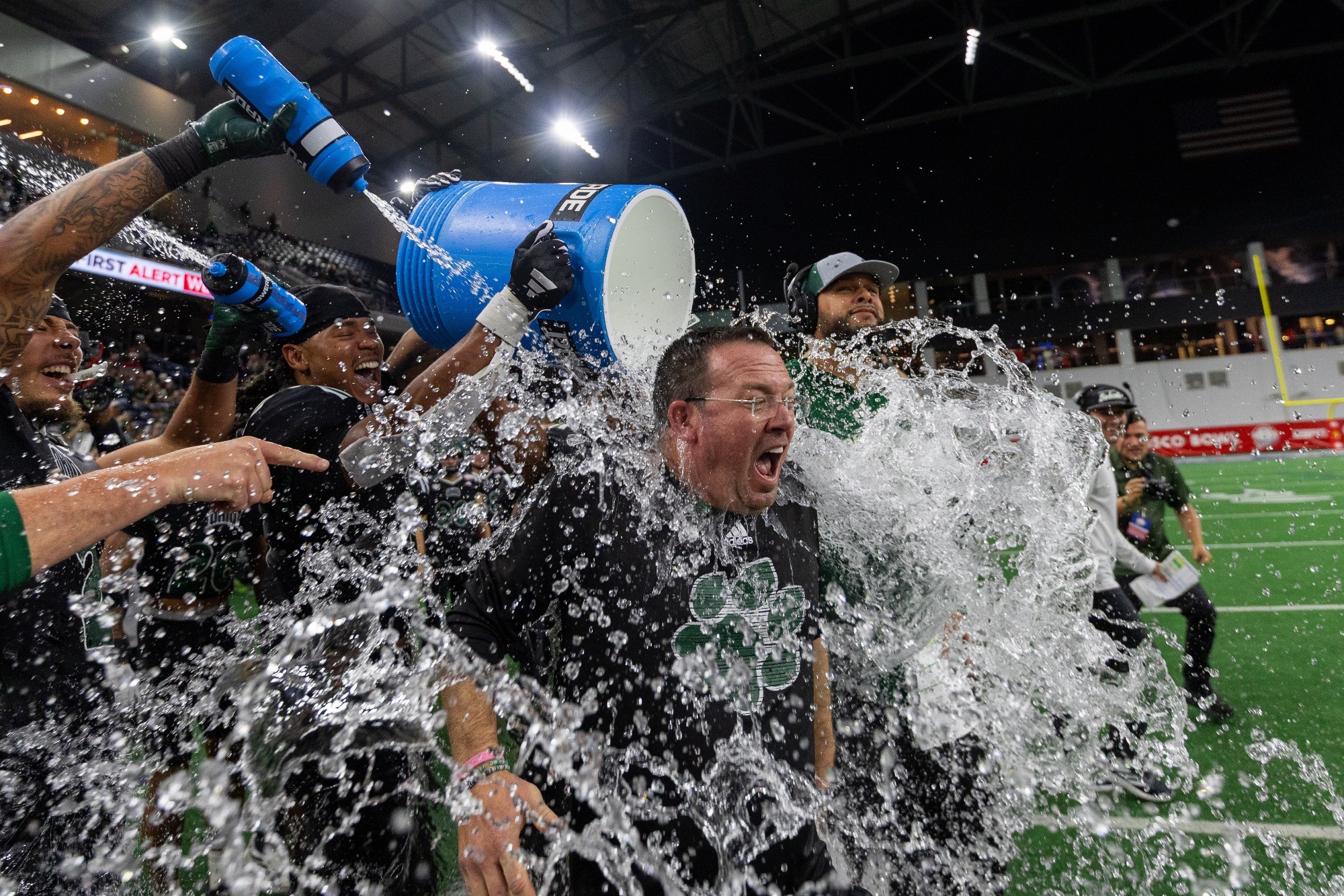 John Hauser following Ohio's 17-10 victory over UNLV at the 2025 Scooter's Coffee Frisco Bowl | Dec. 23, 2025