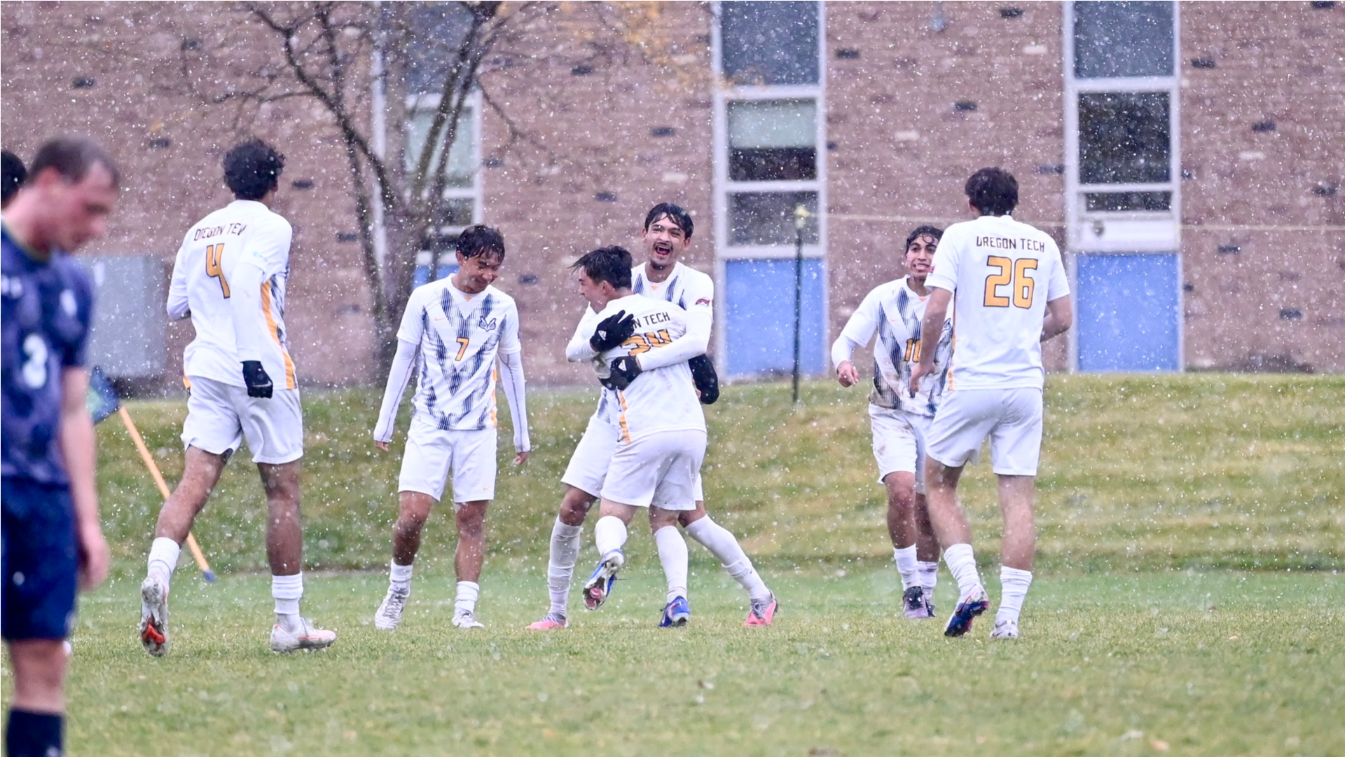 Celebration of Soccer goal