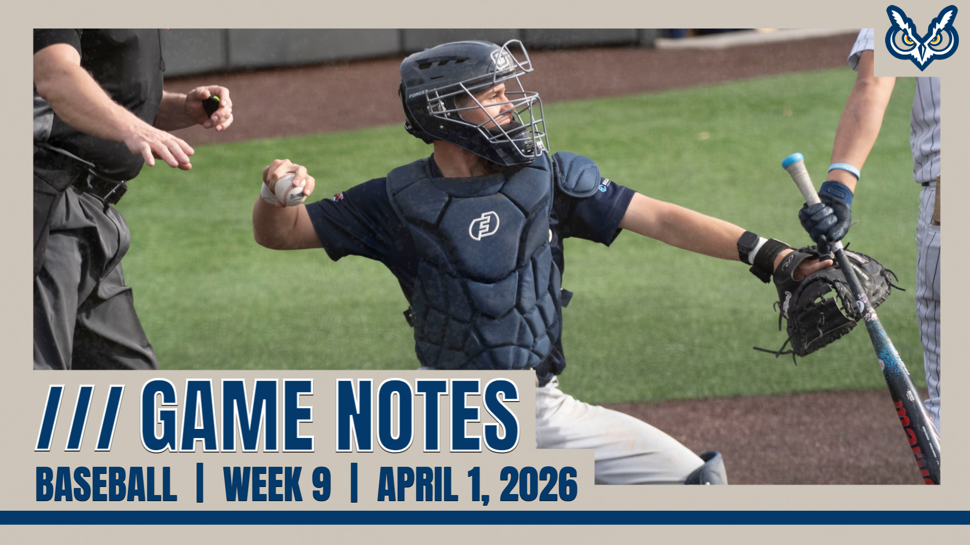 Baseball Game Notes Week 9
