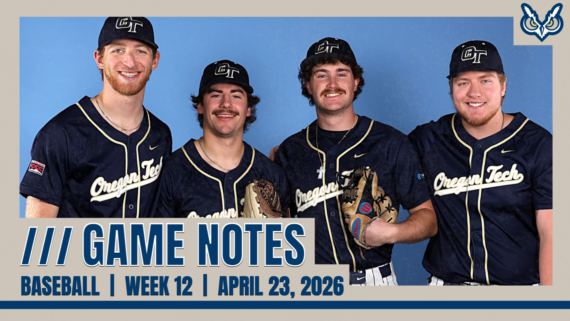 Photo of 4 Baseball Seniors - Posed