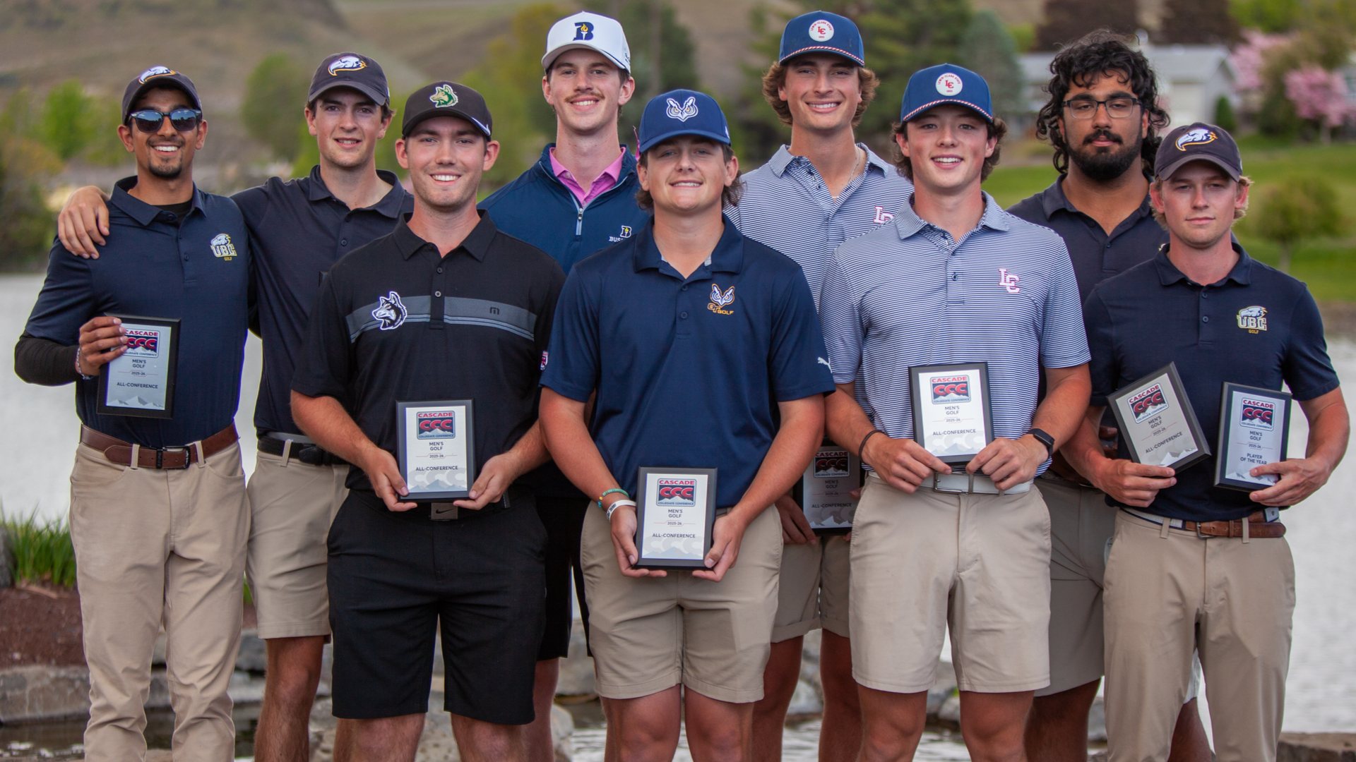 Picture of All-CCC MGolf team