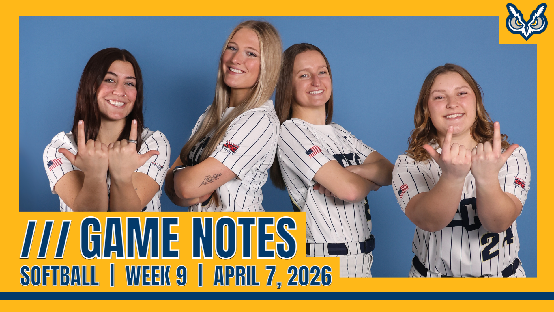 2026 Softball Game Notes Week 9