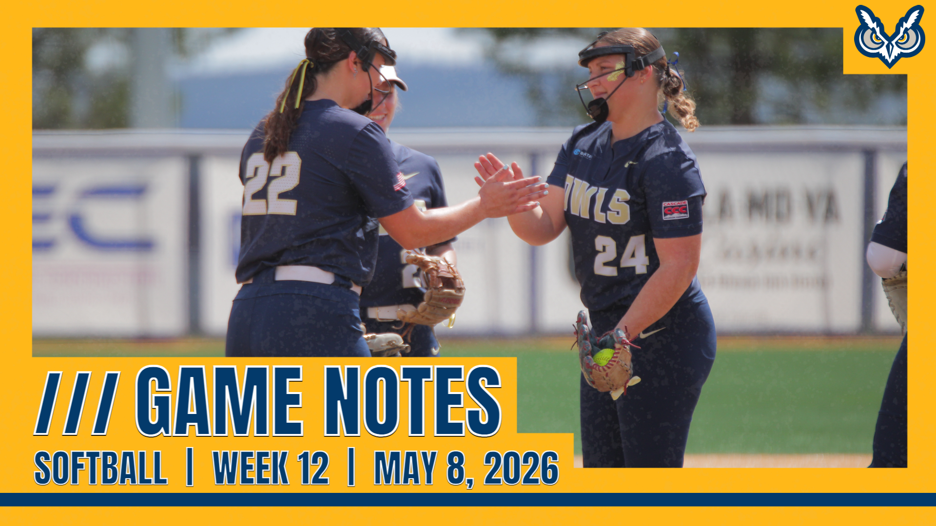 Softball Game Notes 2026 Week 12