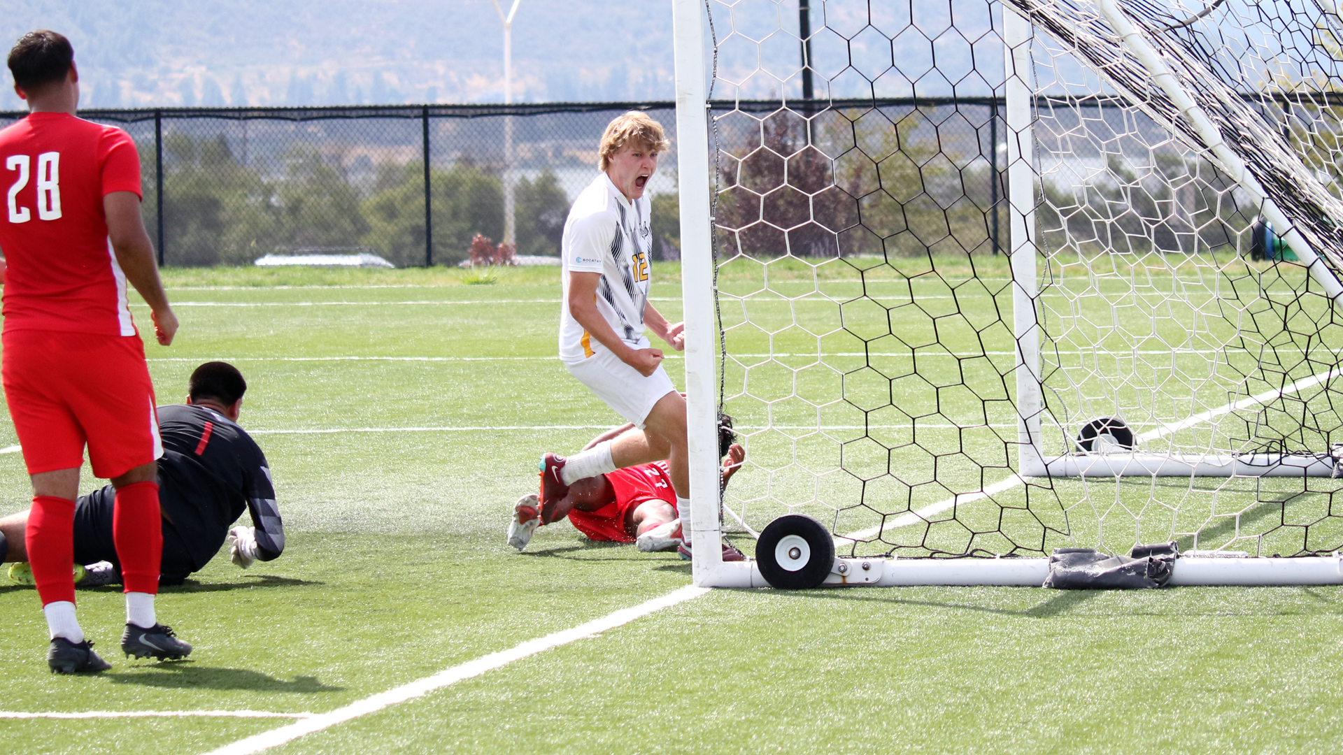 Layne Worrell Scoring Goal vs. Simpson