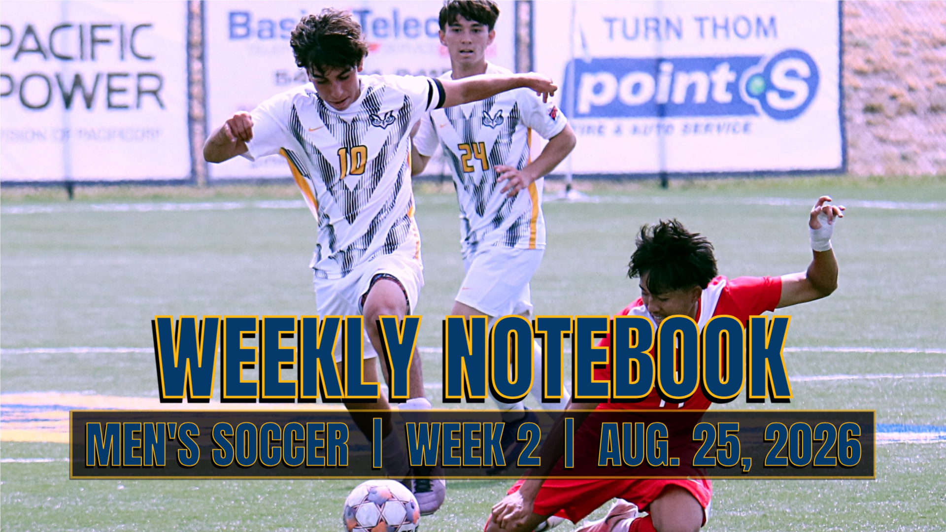 Men's Soccer Notebook Week 2