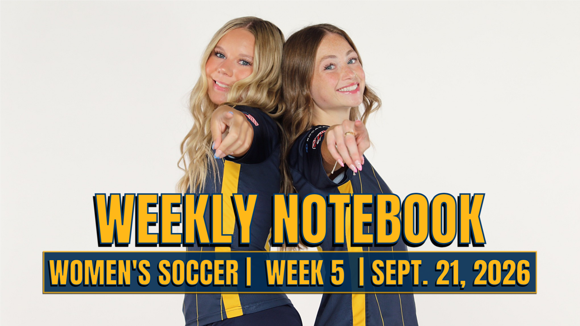 Women's Soccer Notebook Week 5