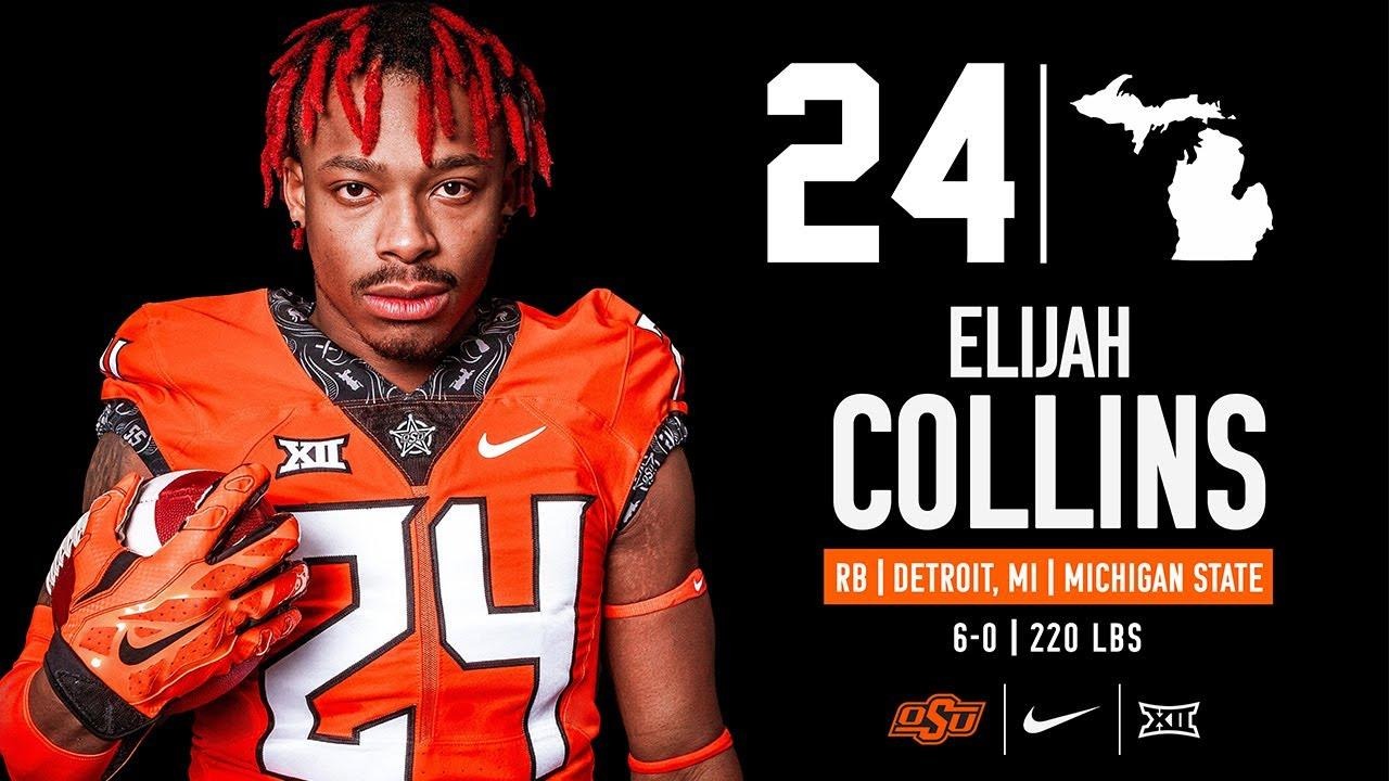 Elijah Collins 2023 Cowboy Football Oklahoma State University