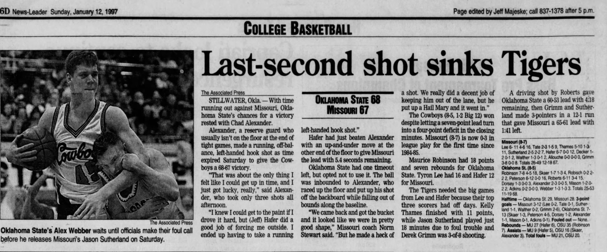 Alumni Spotlight Alex ber Oklahoma State University Athletics