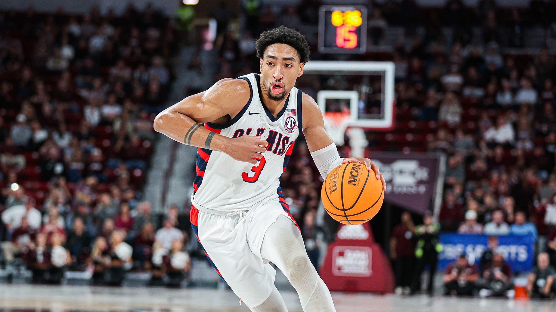 Myles Burns Men's Basketball Ole Miss Athletics