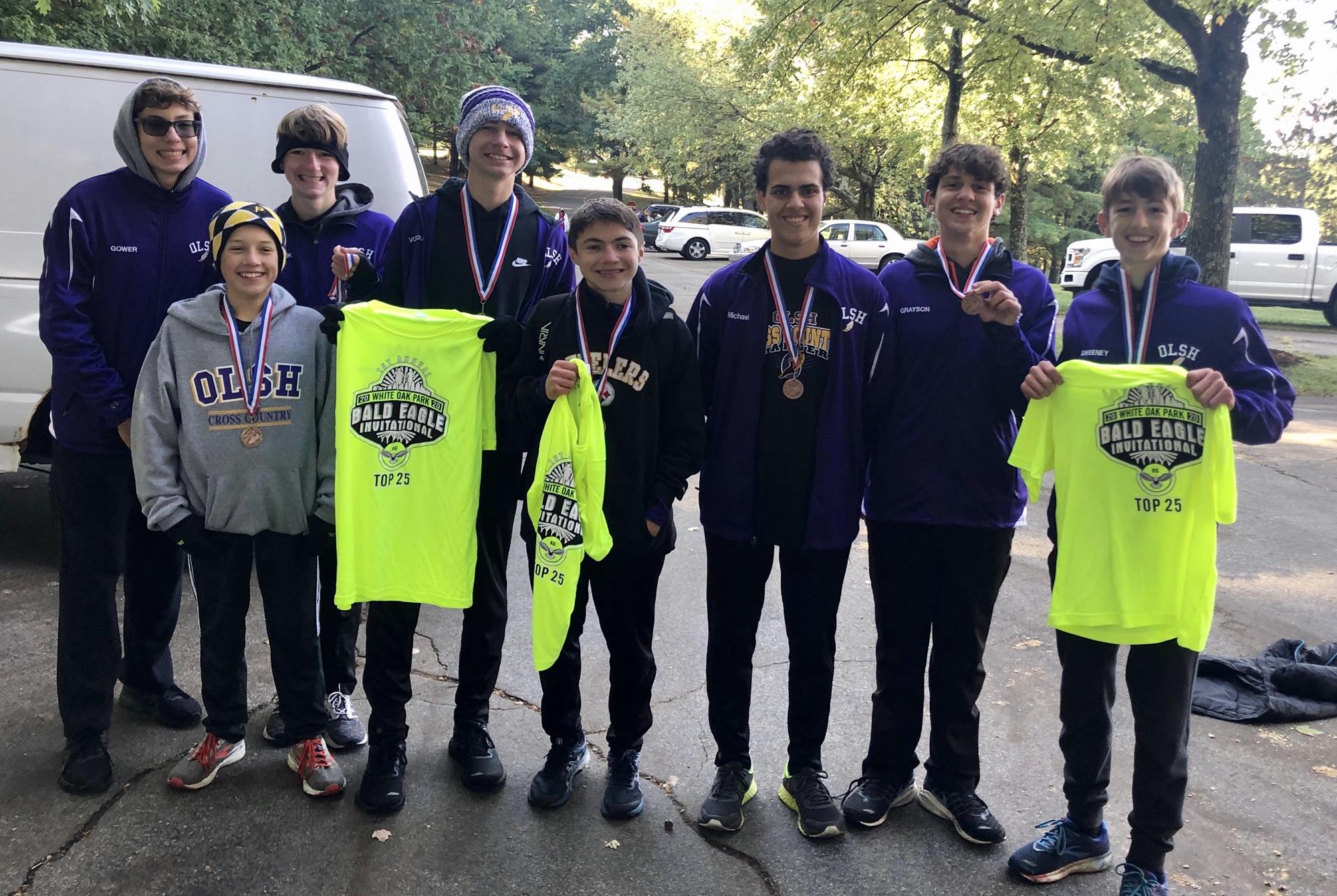 Boys Underclassman lead at Bald Eagle Invitational OLSH Athletics