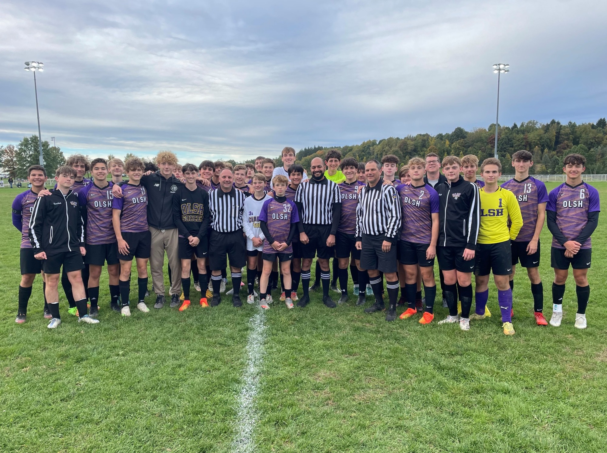Boys soccer officials appreciation week