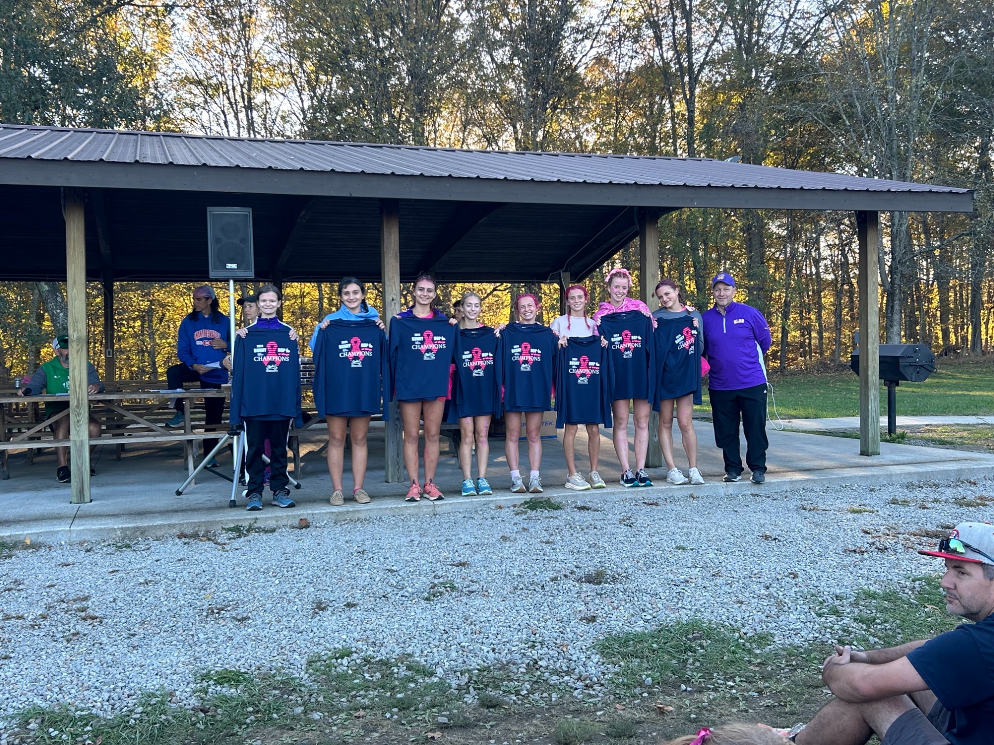 Girls Cross Country Team places 1st place!