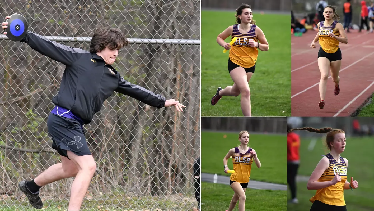 Trey and Girls Track & Field 4x800 Relay Team