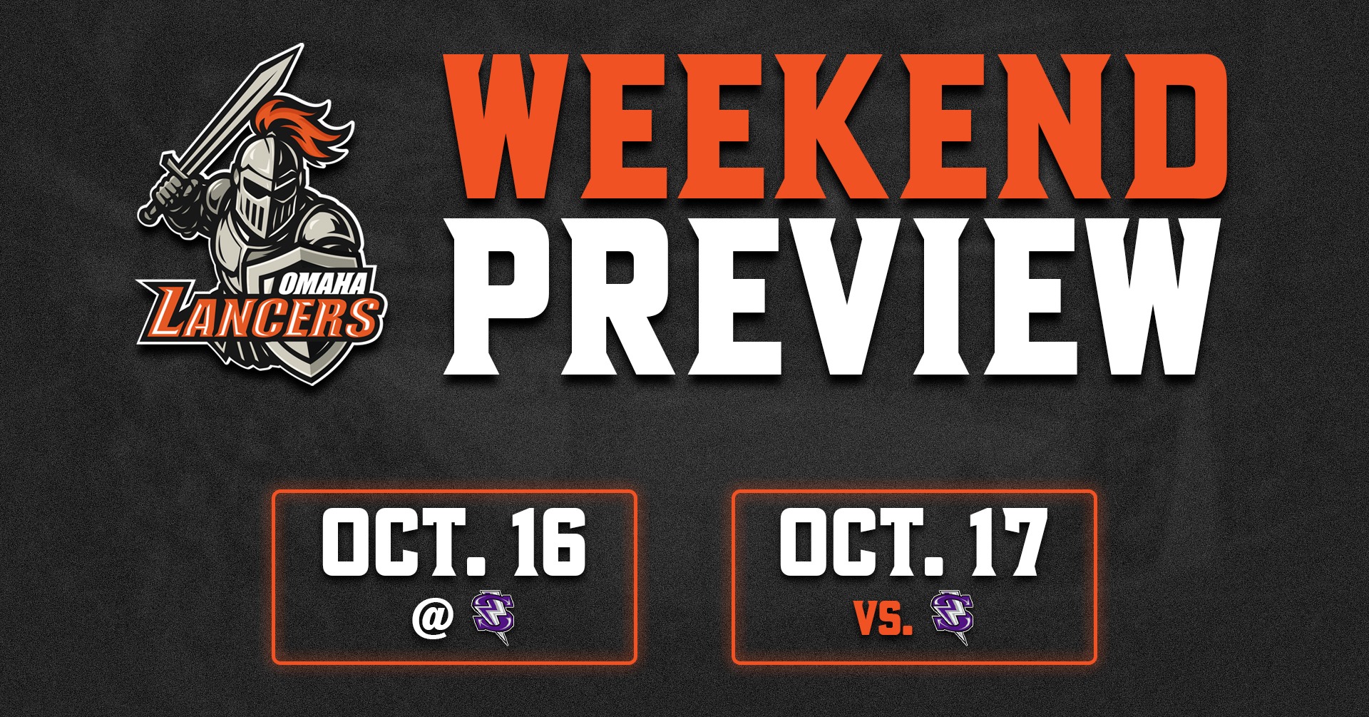 oct. 16-17, 2026 weekend preview