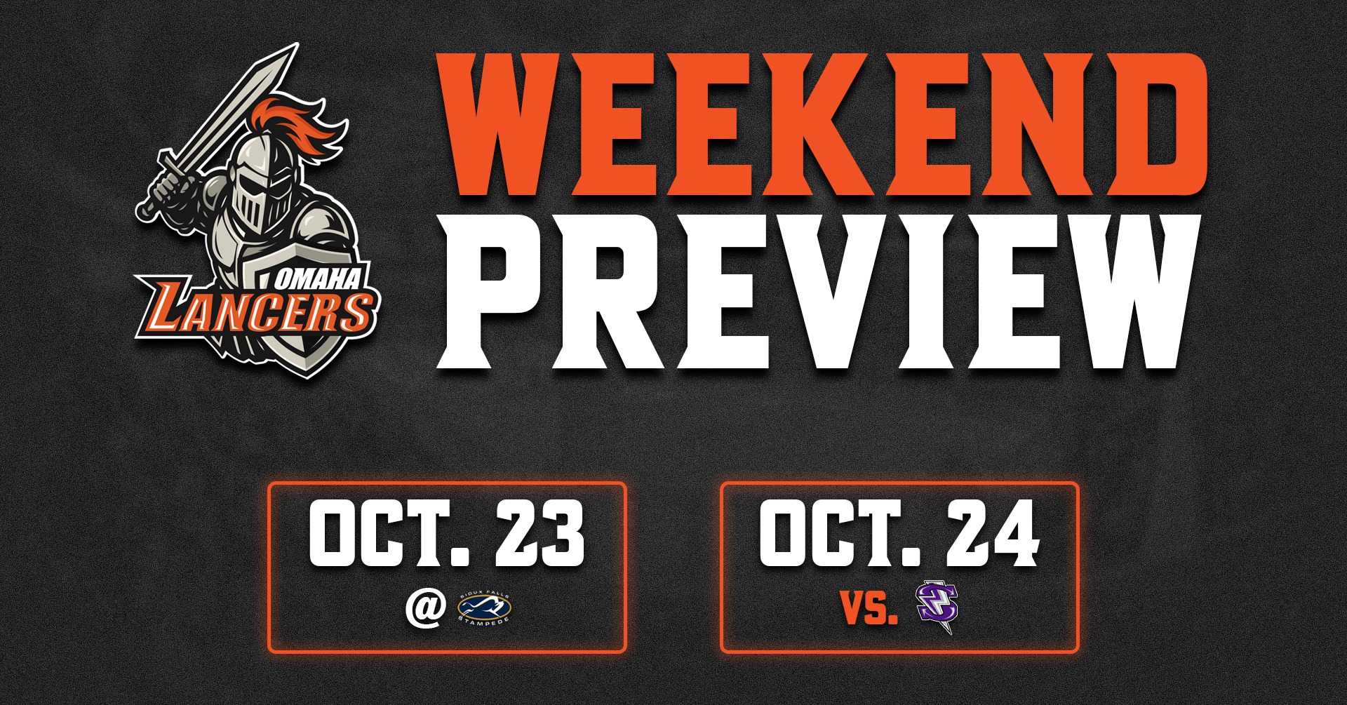 oct. 23-24 weekend preview