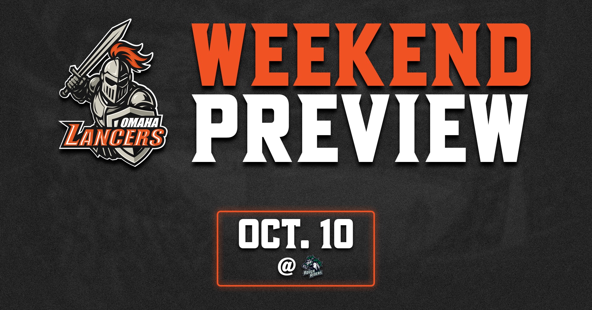 weekend preview 10.10.26