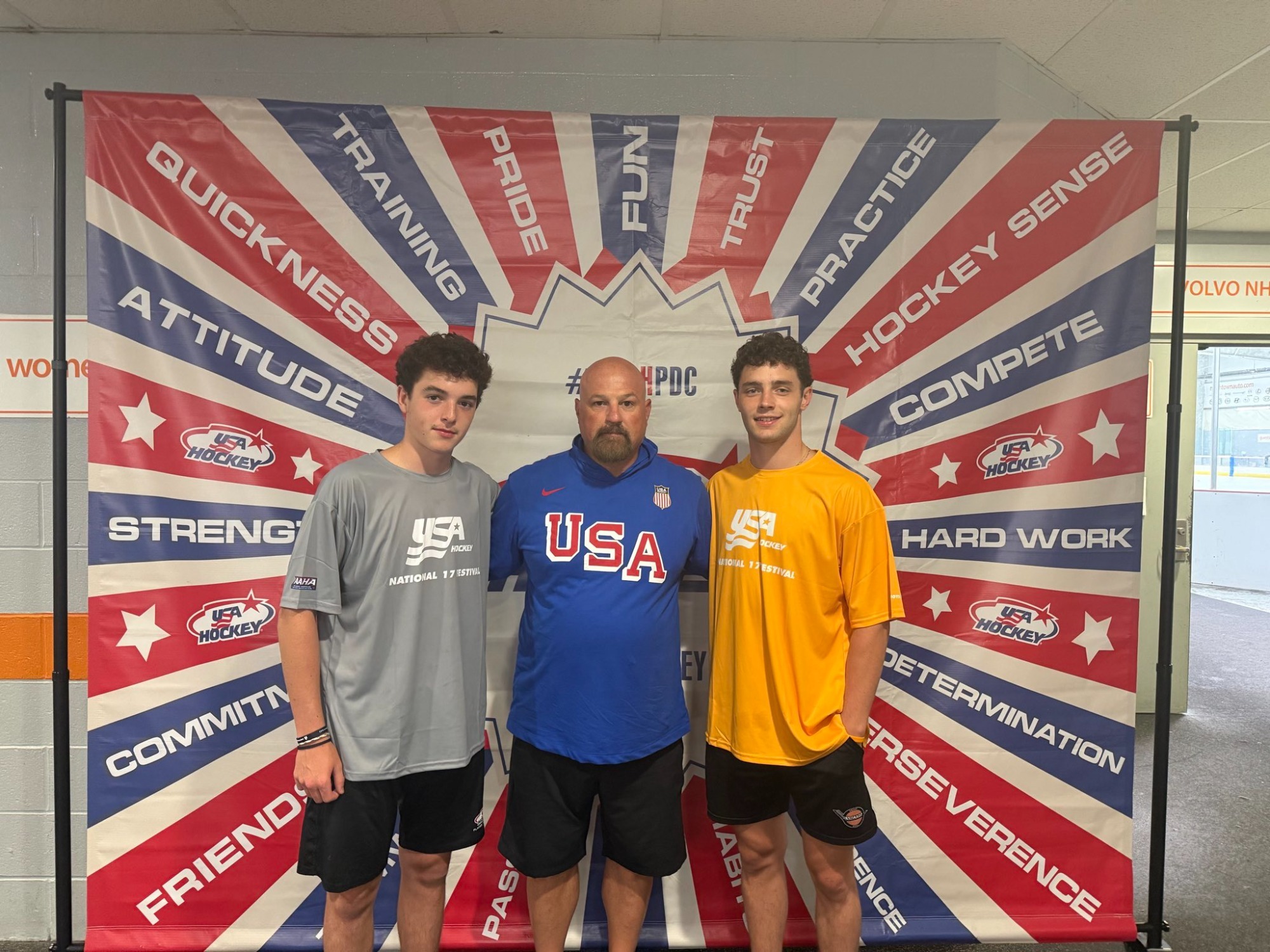 Fritsche with Bickel and McMahon