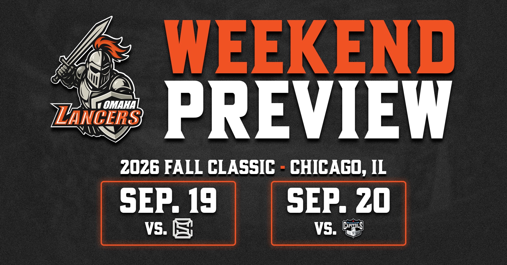 weekend preview sept. 19-20