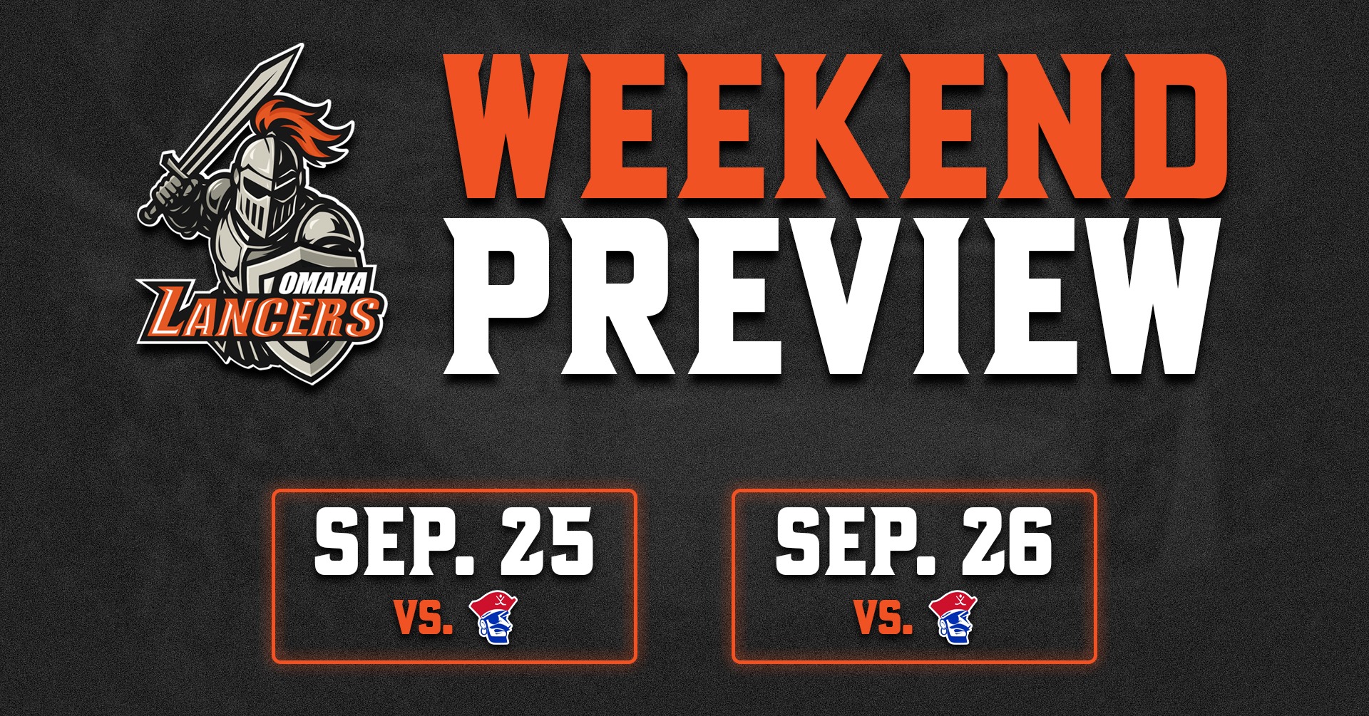 weekend preview sept. 25-26
