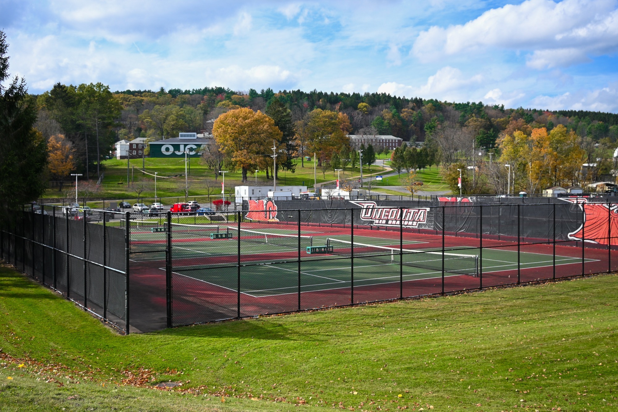 tennis courts