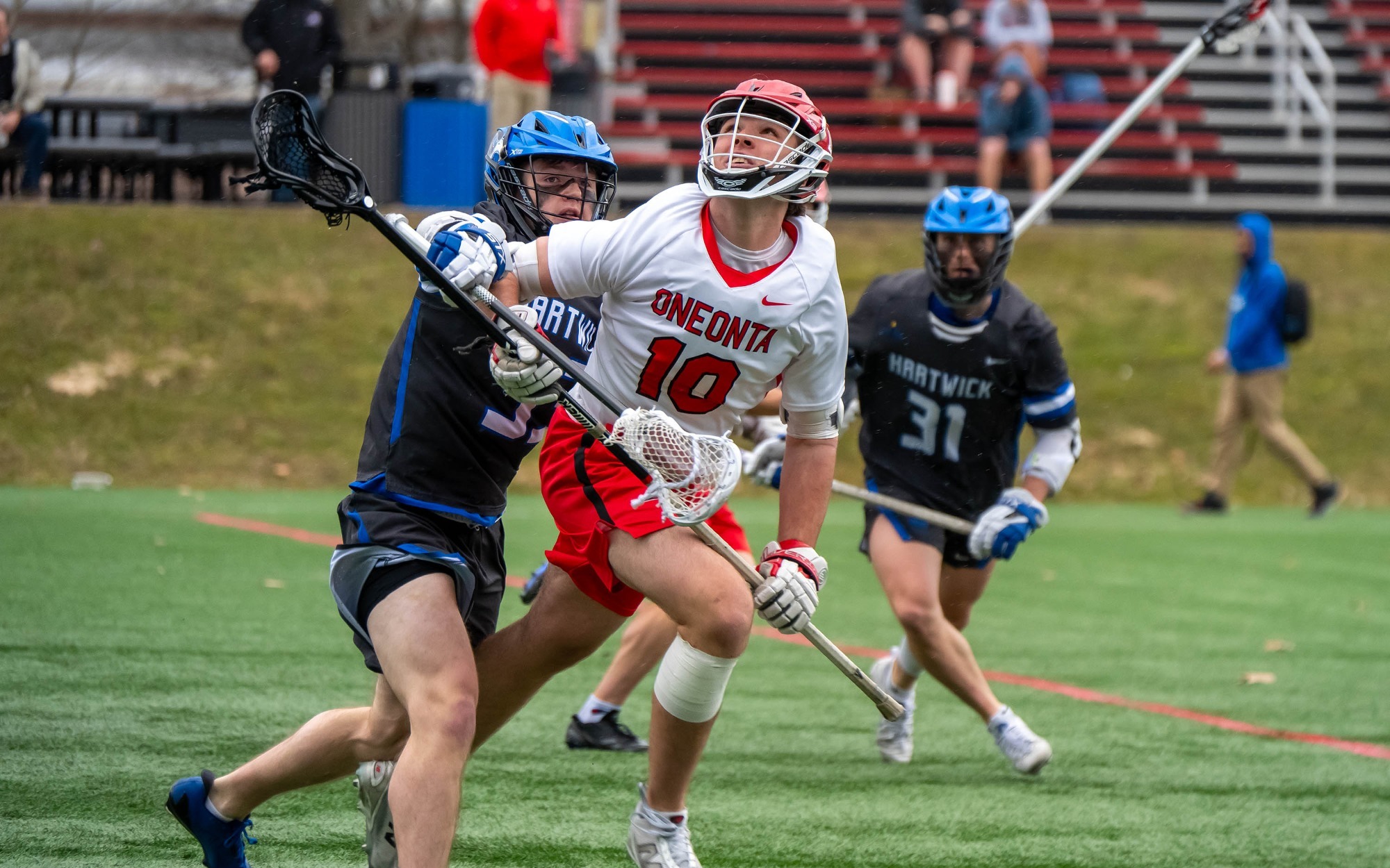 Hunter Busch plays against Hartwick