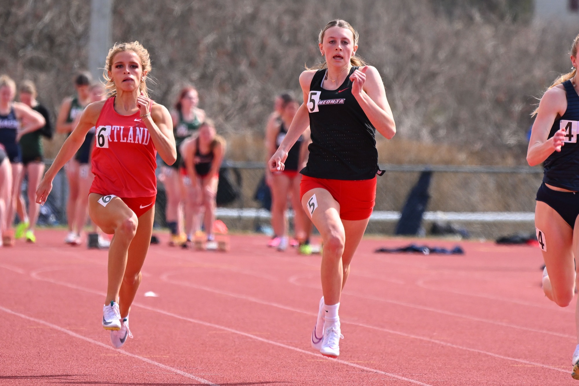 Gracie Gorrell participating in the 100 at the Cortland Red Dragon Open