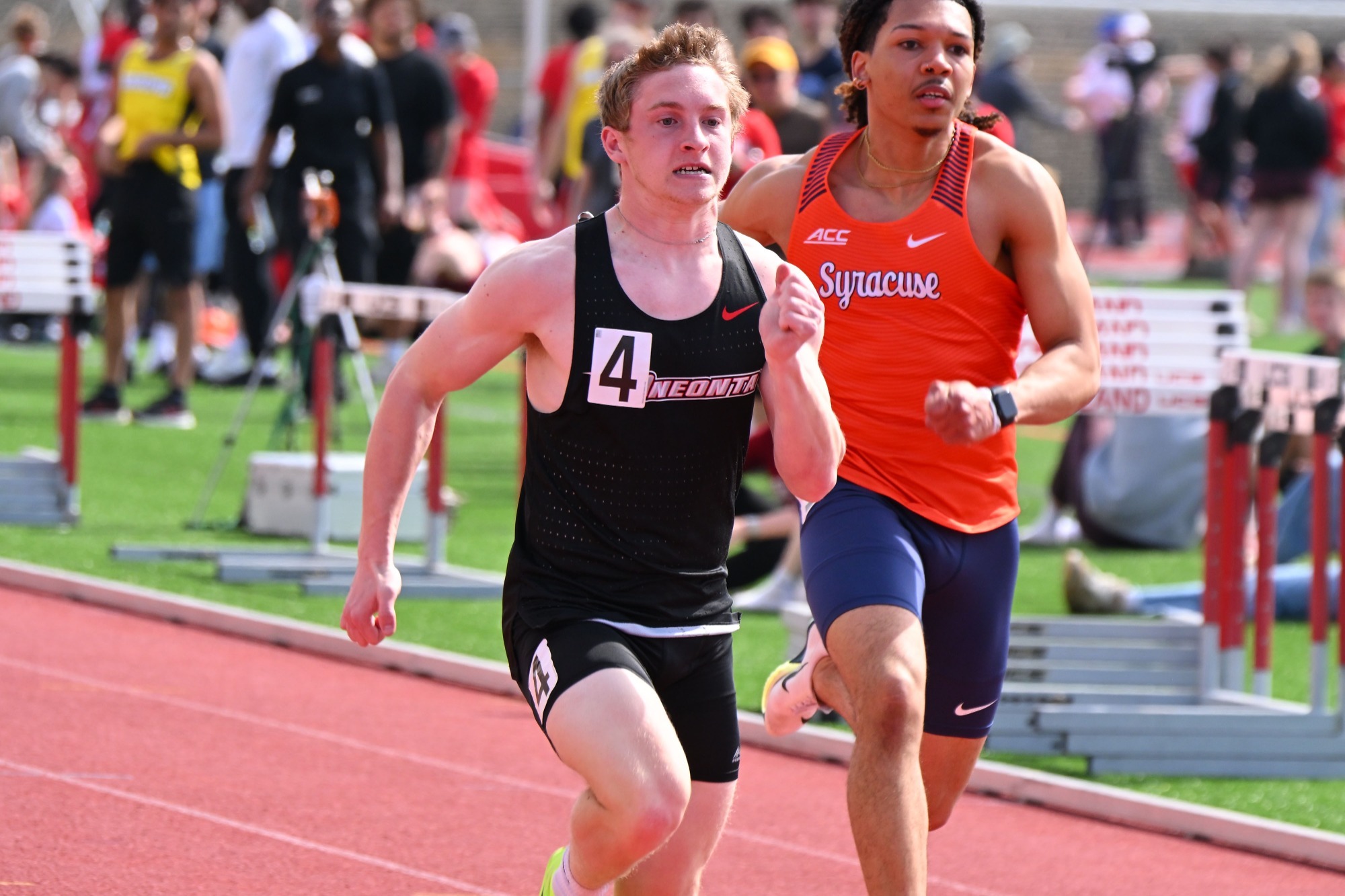 Jacob Prentice in a sprint at the Cortland Red Dragon Open