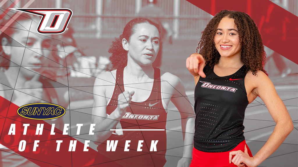 Natalia Sweat named SUNYAC Women's Track Athlete of the Week