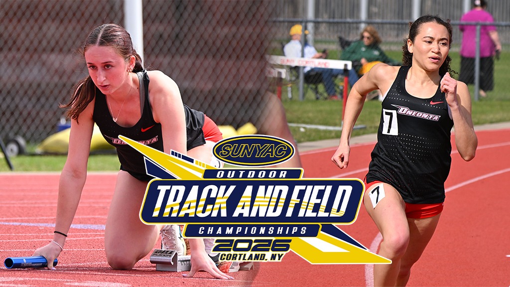 Oneonta women's track and field at SUNYAC Championships