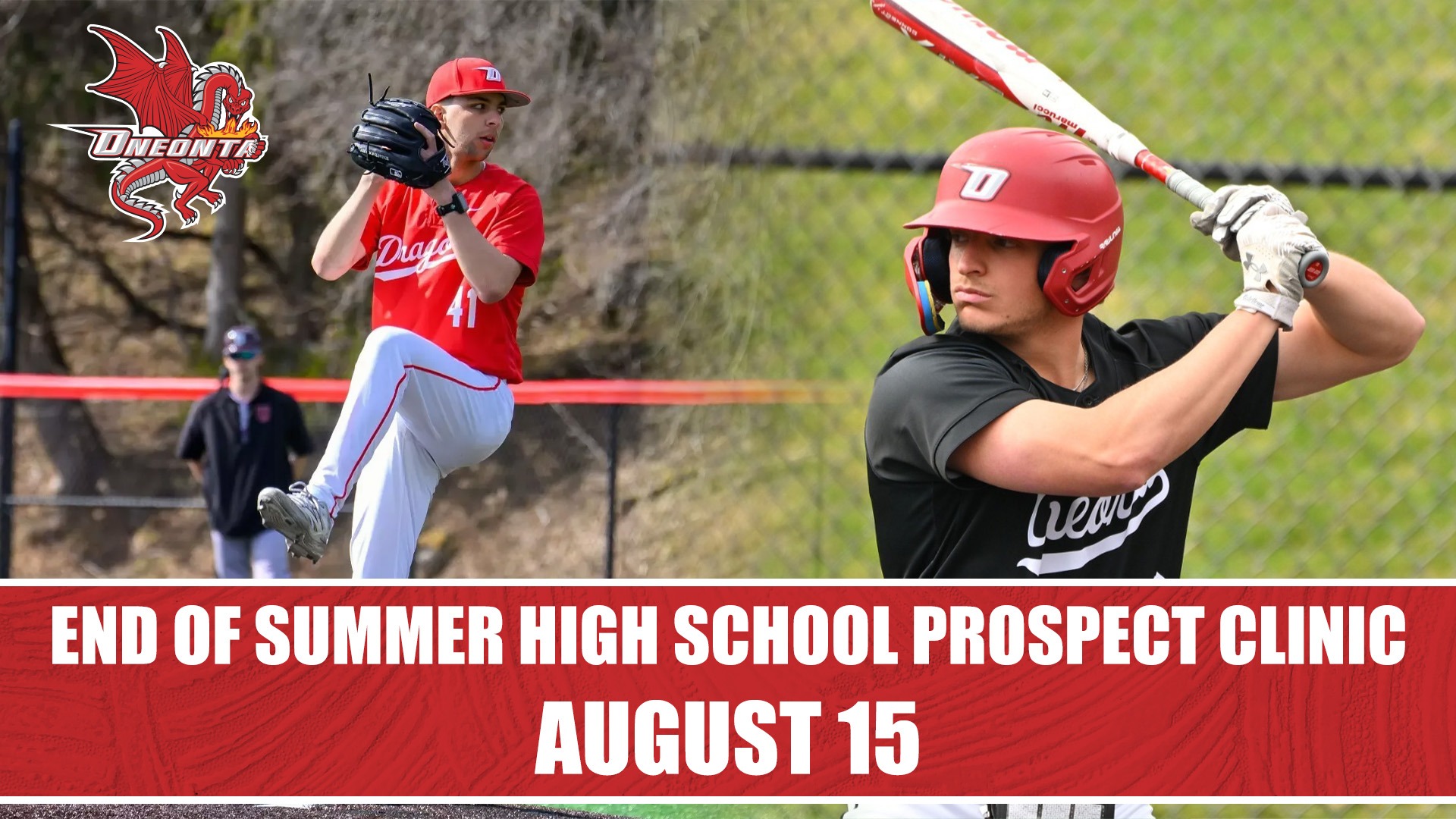 Oneonta baseball August 15 Clinic
