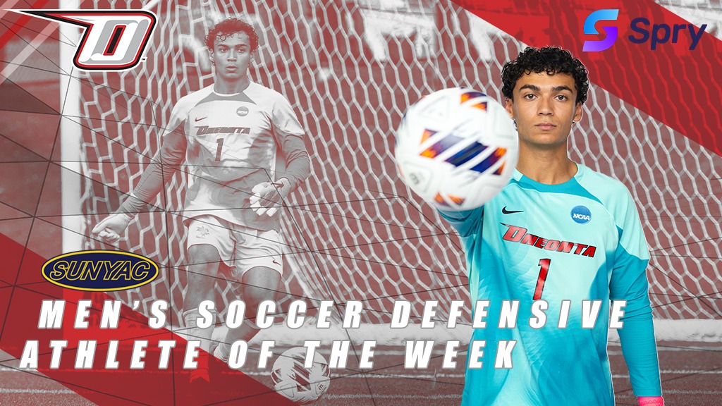 James Cintron SUNYAC Athlete of the Week September 21