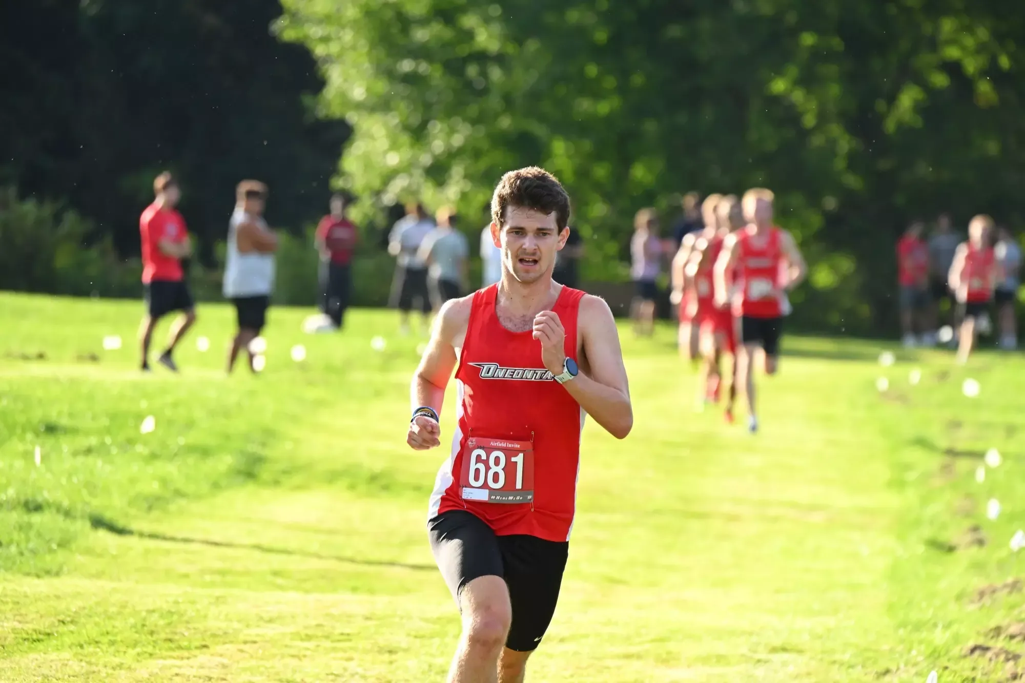 Berg running at Oneonta Airfield