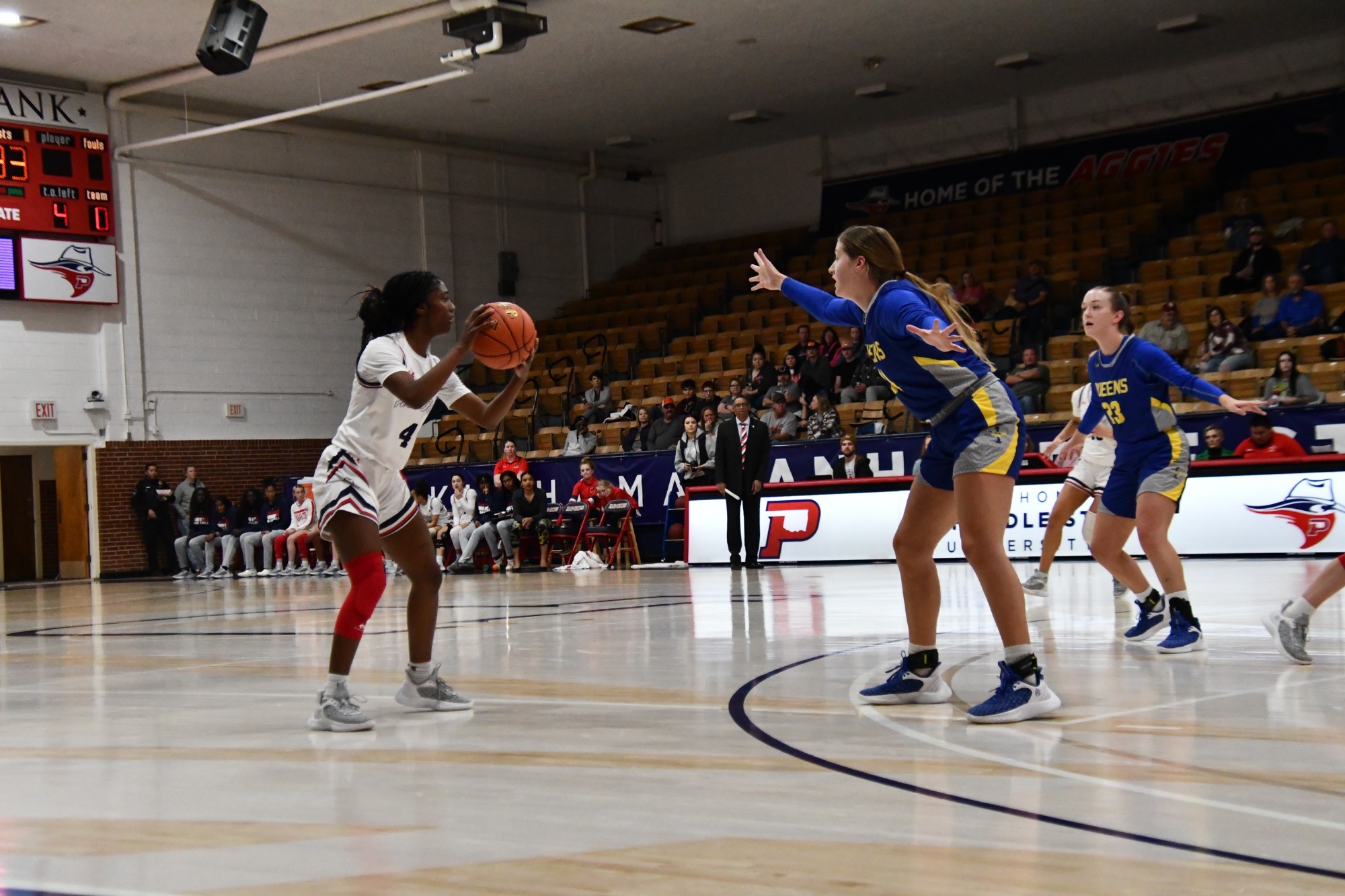 Aggies can't catch the Queens Oklahoma Panhandle State University