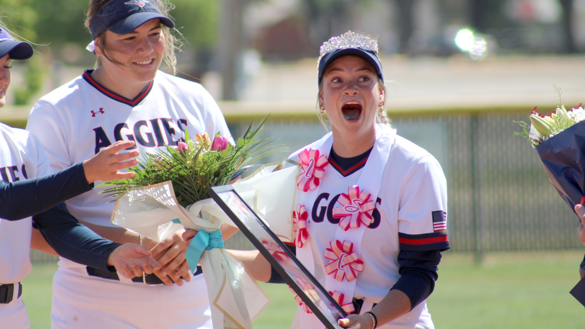 Higgins Senior Day Celebration Smile