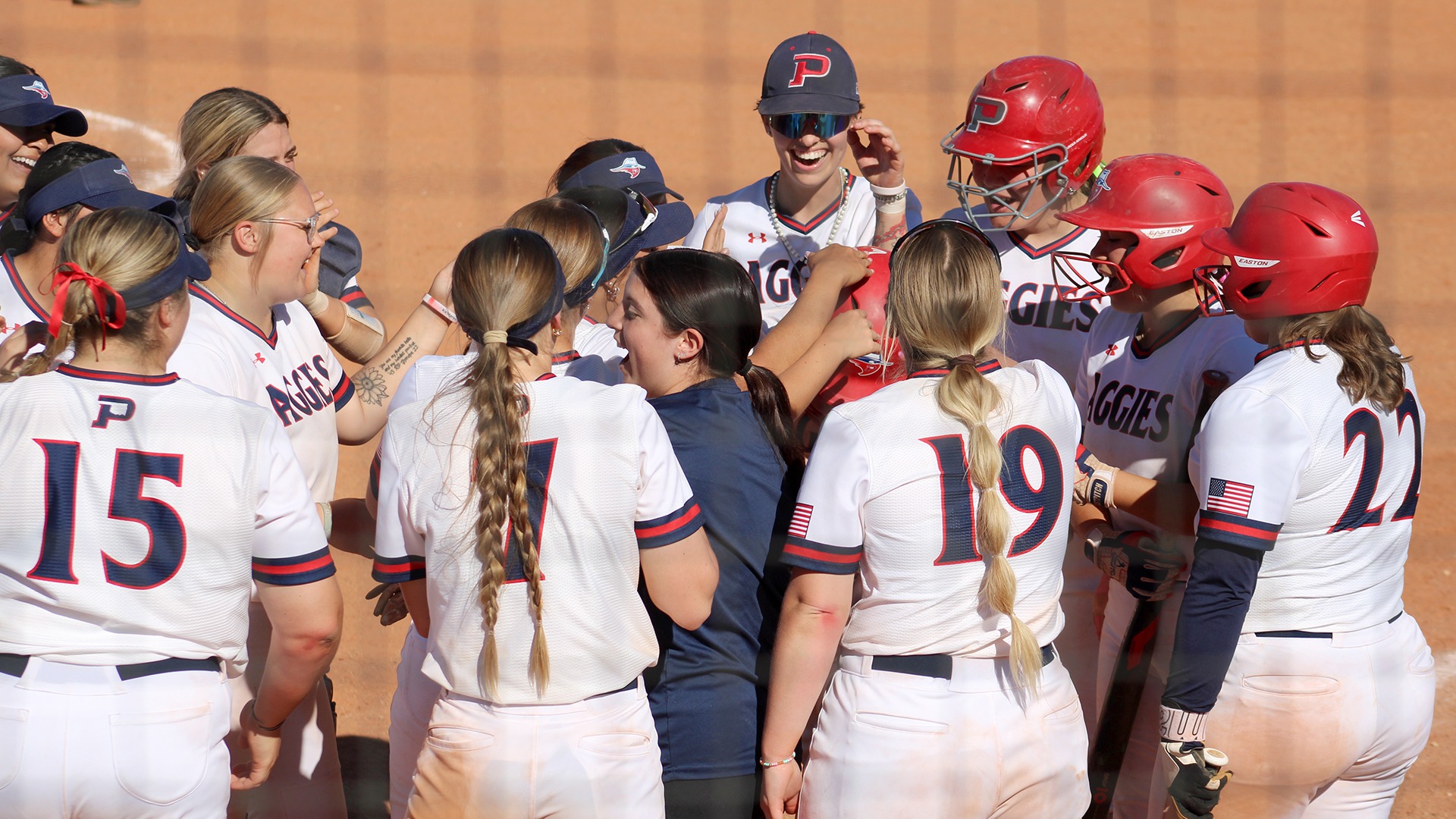 Home Plate Softball Group Celebration