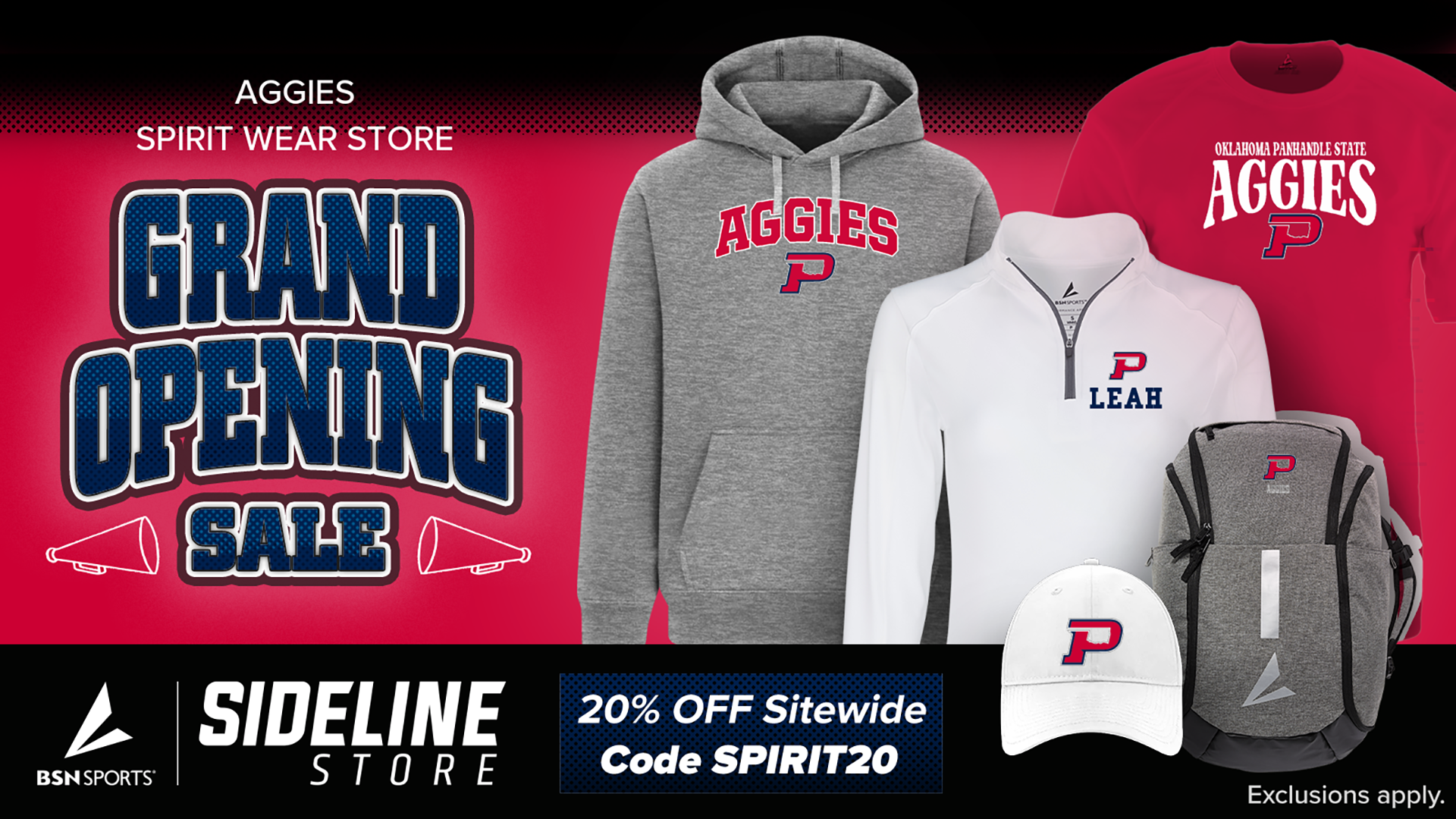 Sideline Store Promo Sale 20% Off