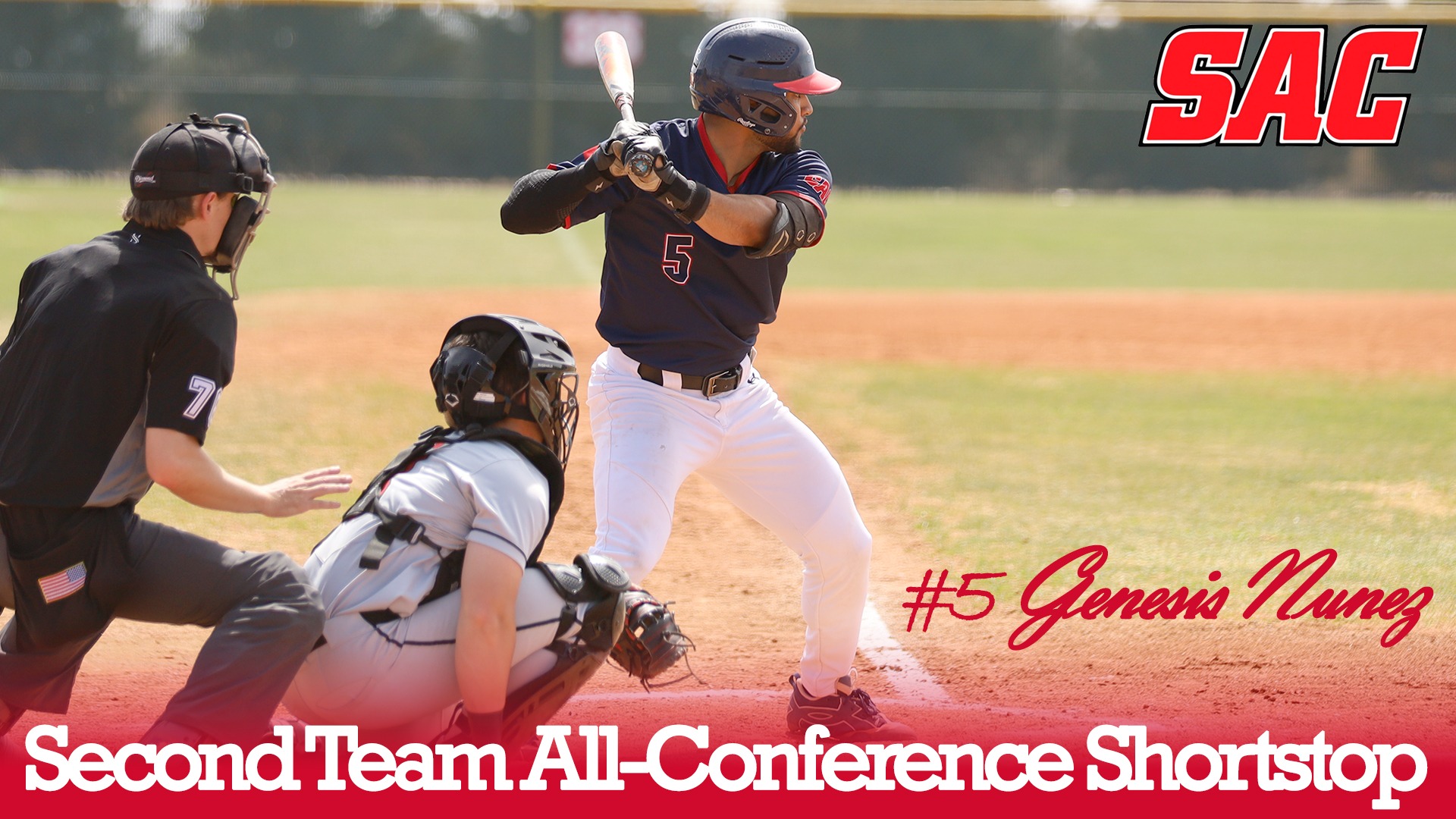Nunez At-Bat All-Conference Award