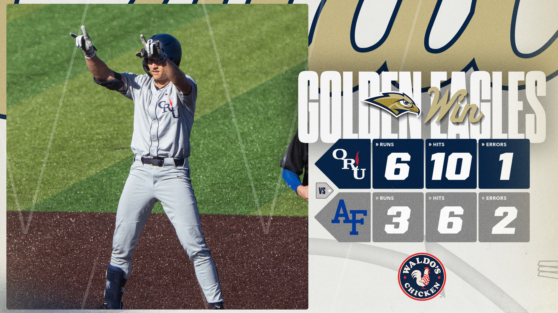 Baseball Win vs Air Force 2026