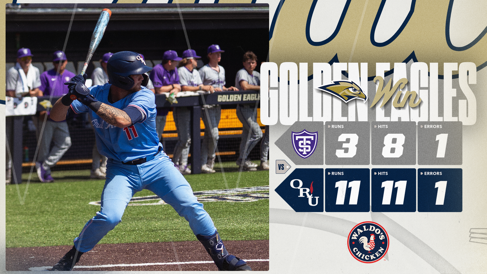 ORU BB Win vs UST G3 03-22-2026